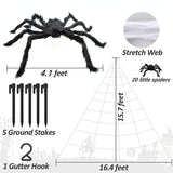 Toile d'araignée géante